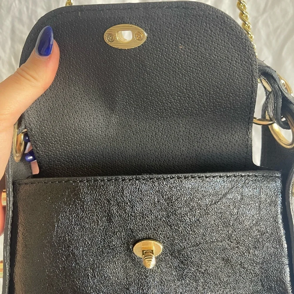 Vera Pelle Purse With Bee Logo Bag With Bee Logo Siren